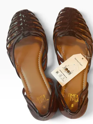 Time and Tru Women's Huarache Jelly Sandals Flats Sz 8 NWT thumbnail 9