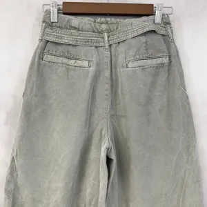 AEO Wide Leg Crop Pants Women Size 0 Indie Boho Earthy Utility Coastal Urban‎ thumbnail 5
