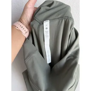 Lululemon Align‎ Wide Leg Crop Grey Sage Women's Size 6 High Rise Nulu Athletic thumbnail 10
