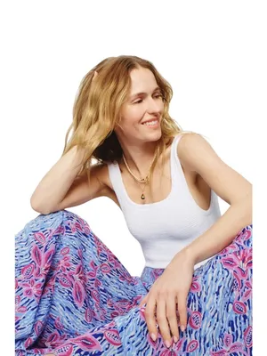 Poupette St Barth Soledad Pants in Large Womens Wide Leg loose fit Trousers thumbnail 10