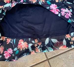 Floral Skirt Black Size XL thumbnail 2