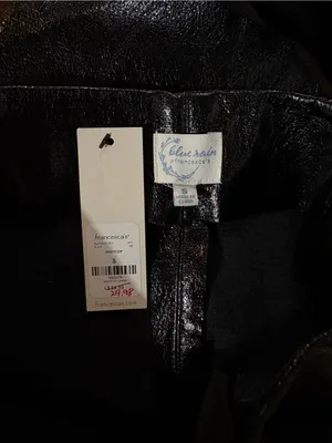 Blue Rain Francesca’s Faux Leather Zipper Mini Skirt | Size: Small thumbnail 4