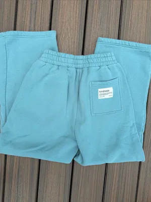 Comfort colors kindness Light Teal Fleece Sweatpants thumbnail 3