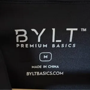 BYLT Basics Women’s Opal Black Half Zip Cropped Hoodie Lightweight Size Small thumbnail 6