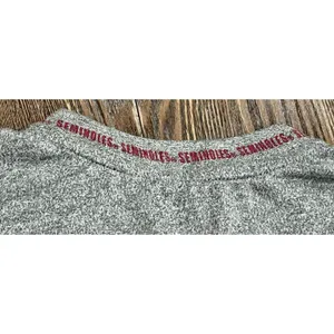 NIKE Florida State FSU Seminoles Heather Grey S/S Shirt w/Black Contrast -Small thumbnail 9