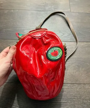 Betsey Johnson Rare Apple Orchard Crossbody Bag Purse thumbnail 1