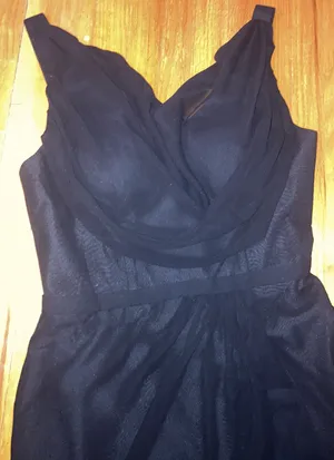 Women’s STACEES Formal Black Sweetheart Sweep Train Dress Size 12 Bust 39 New thumbnail 7