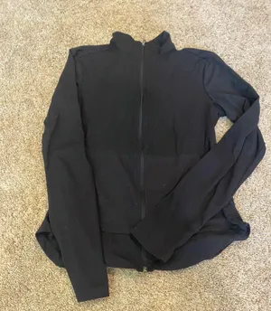 Target Zip-Up Jacket Black Plain thumbnail 1