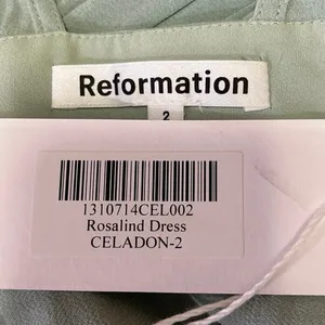 NEW Reformation Green Rosalind Halter Plunge V Cocktail A Line Maxi Dress Size 2 thumbnail 8