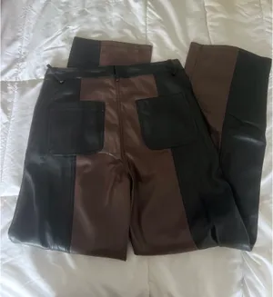 Motel Color block leather pants thumbnail 2