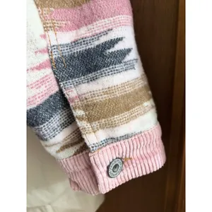 Umgee Pink Corduroy Cropped Flannel SW Jacket size Medium thumbnail 7