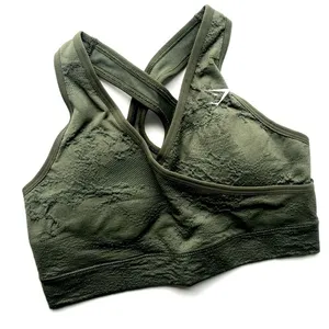 Gymshark M Adapt Camo Seamless Sports Bra Lava thumbnail 1