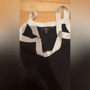 Lulu’S Effortless Influence Black Ribbed Color Block Mini Sweater Dress thumbnail 4
