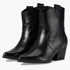 New!‎ Dolce Vita Black Western Keilani Booties Boots size 6 thumbnail 1