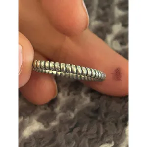 Z45 size 10 silver plated ring thumbnail 3