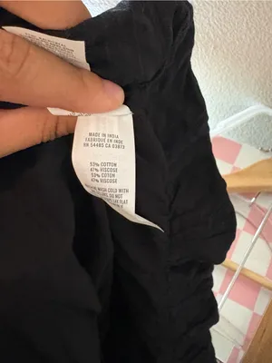 Aerie black bubble skirt plus size 2X XXL cotton ribbed summer casual preppychic thumbnail 6