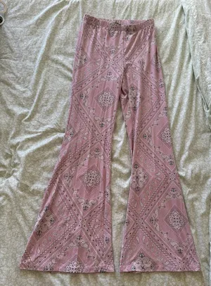 Forever 21 Pink Paisley Pants thumbnail 3