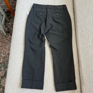 Vintage Gap Y2K Carpis Cuffed Cropped Dress Pants Size 0 Office Siren Indie NWT thumbnail 2