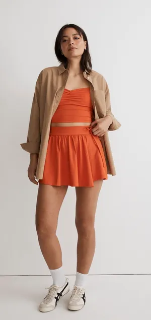 NWOT Madewell Flex Wrap Skort thumbnail 1