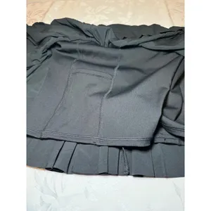 OFFLINE by Aerie Pleated Black Athletic Tennis Pickleball Skirt Large thumbnail 5