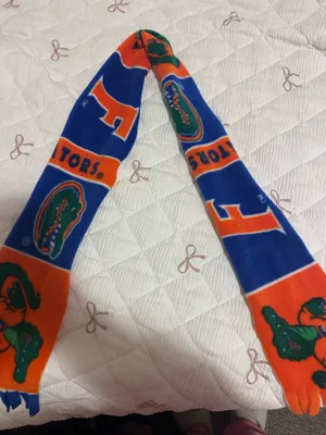Handmade Florida Gators Scarf Gameday Blue thumbnail 1