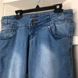 Paris Fashion Jeans Size 7 Light Medium Wash Denim thumbnail 5