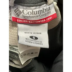 Columbia Women's Size S Gray Convert Omni Tech Houndstooth Snowboard Pants EUC thumbnail 6