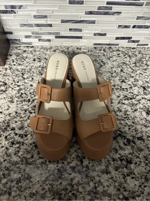 NEW Koko + Palenki Downtown platform slide sandals thumbnail 2