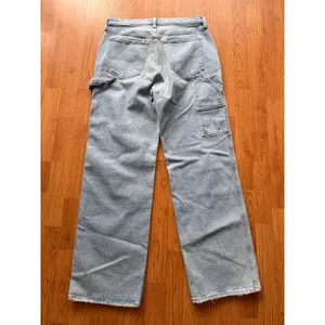 Abercrombie & Fitch 90s Relaxed Carpenter Jean High Rise Size 12 thumbnail 7