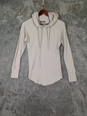 Abercrombie & FitchWaffle Knit Hoodie Womens Small Y2k Inspired Soft Girl thumbnail 3