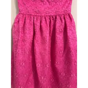 Lilly Pulitzer Peyton Mini Strapless Hoco Dress Floral Bloom Hot Pink Barbiecore thumbnail 3