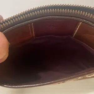 Coach Patchwork Brown Leather Suede Duffel Shoulder Bag Crossbody Purse Handbag thumbnail 8
