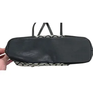 Nine West Womens Black and White Large Handbag Shoulder Bag SKU 1460 thumbnail 8