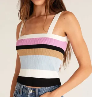 Z Supply Stella Stripe Sweater Tank thumbnail 1