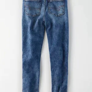 American Eagle Outfitters Dark Blue Straight Leg Jeans thumbnail 2