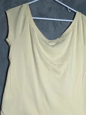 Banana Republic Pale Butter Yellow Scoop Neck Tank size XL‎ basic thumbnail 8