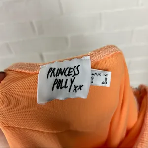 Princess Polly Oscar Midi Dress in Orange Size 8 thumbnail 5