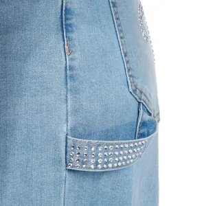 Juicy Couture Light Blue Wide-Leg Denim‎ Jeans thumbnail 4