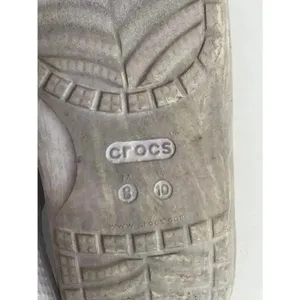 Unisex Crocs Sandals Slides Birkenstock‎ Style Purple Size M8/W10 GUC! thumbnail 5