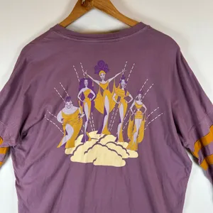 Disney Our‎ Universe The Muses Long Sleeve Purple Graphic Tee Women's thumbnail 8
