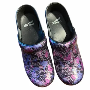 Dansko Multicolor clogs Professional Dotty Abstract Patent Rocker Comfort 8 thumbnail 4
