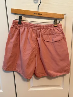 Patagonia Funhoggers Cotton Shorts in Pink thumbnail 3