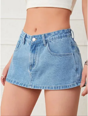 SheIn Denim skort thumbnail 1