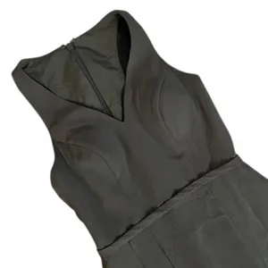 Azazie Sage Green V-Neck Maxi Dress A4 Sleeveless Cutout Back Formal Gown thumbnail 2