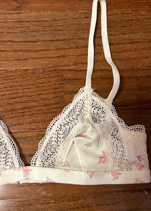 Forever 21 NWOT Lace-Trim Ditsy Floral Bralette - small thumbnail 5