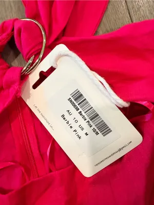 Here Comes the Sun Bright Fuchsia One-Shoulder Maxi Dress with Ring Detail thumbnail 9