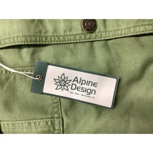 Alpine Design Womens Quilt Lined Chore Coat Lush‎ Olive Green ADW24700 Small NWT thumbnail 3
