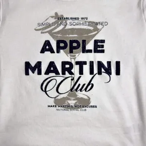 Altar'd State Apple Martini Baby Tee Shirt 100% Cotton Y2K Microtee thumbnail 2
