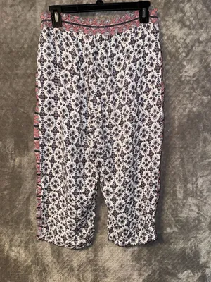 American Eagle Outfitters Printed Viscose Jogger Pants Size M thumbnail 4