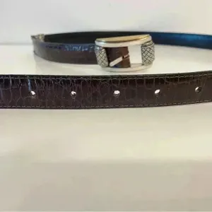 Brighton Vintage Western Women's Dark Brown Leather Belt Size‎ M/L 32 thumbnail 3